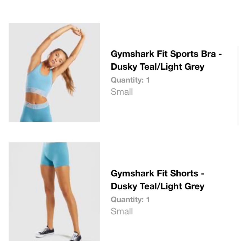 Sports bra and spandex combo